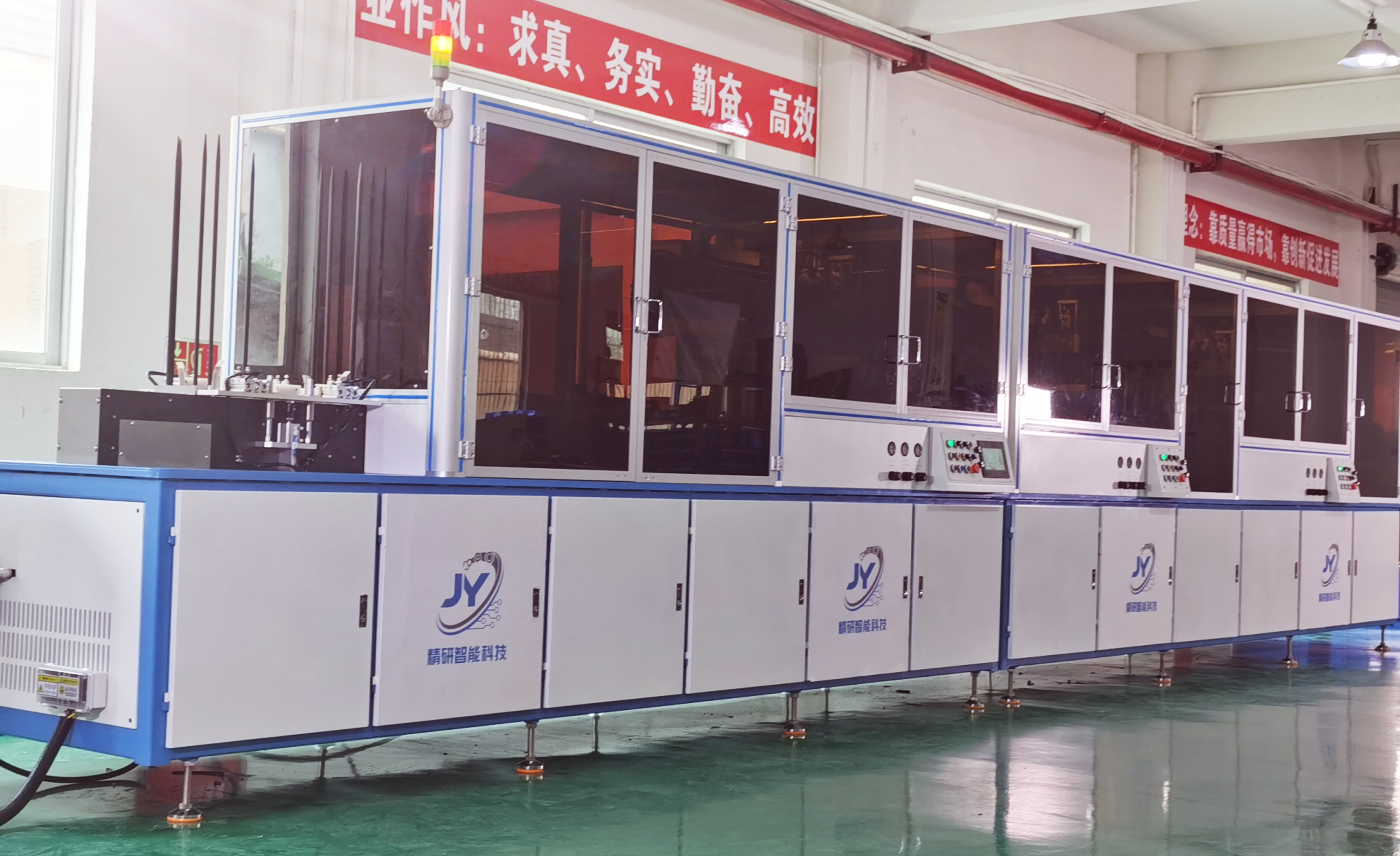 Our linear line screen printing machine, exported to Russia