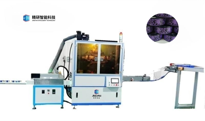 JY-121A servo bus screen printing equipment is suitable for full-circle printing on the surface of cylinders, with strong versatility